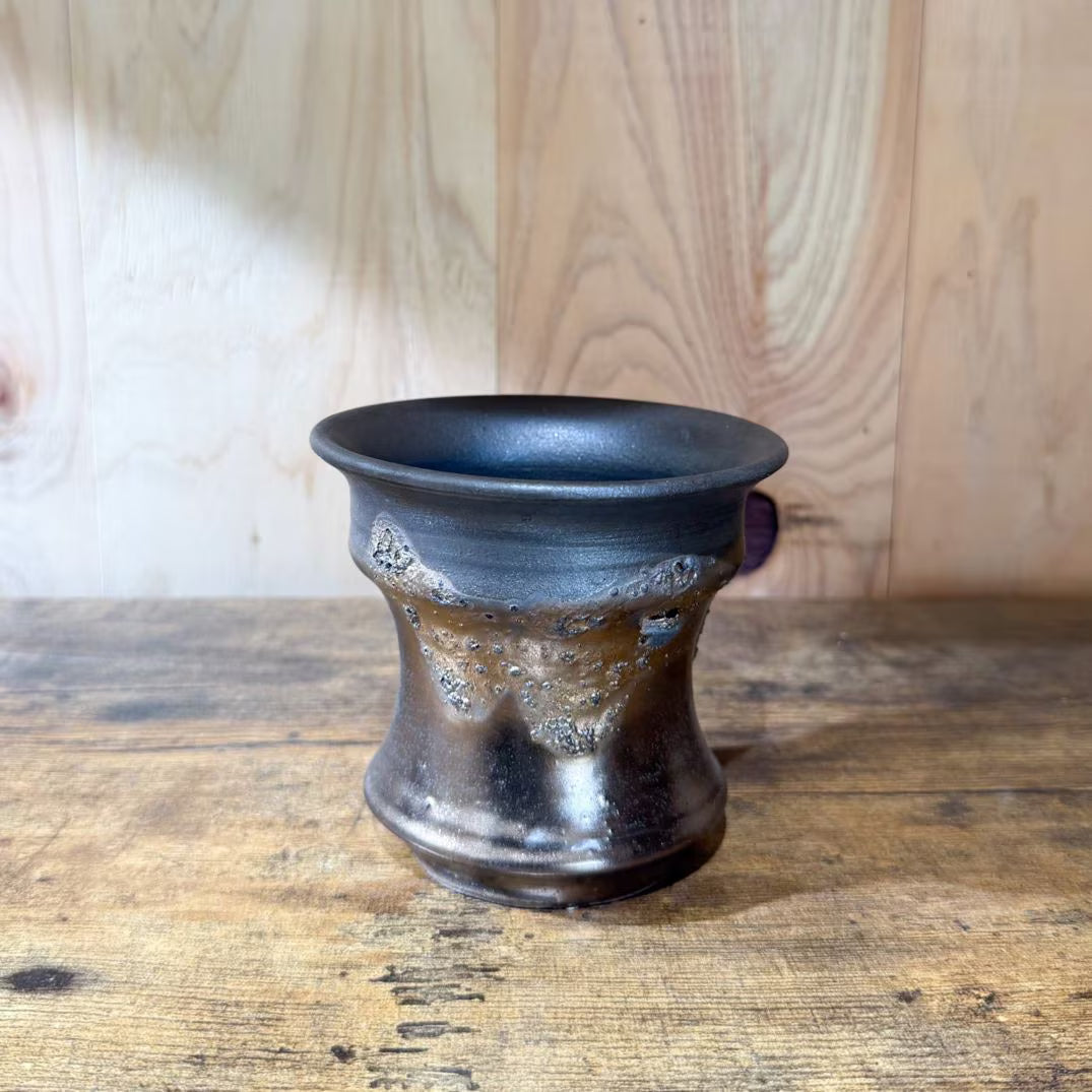 希少　益子焼　横山雄一作 陶器鉢 陶器鉢・作：横山雄一 ZY71 – 塊根リーダーズ